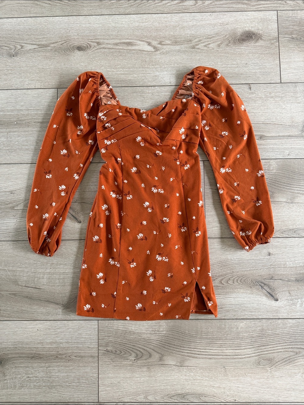 Abercrombie & Fitch Mini Dress XSmall T Women’s Teen Junior Orange Floral NWT